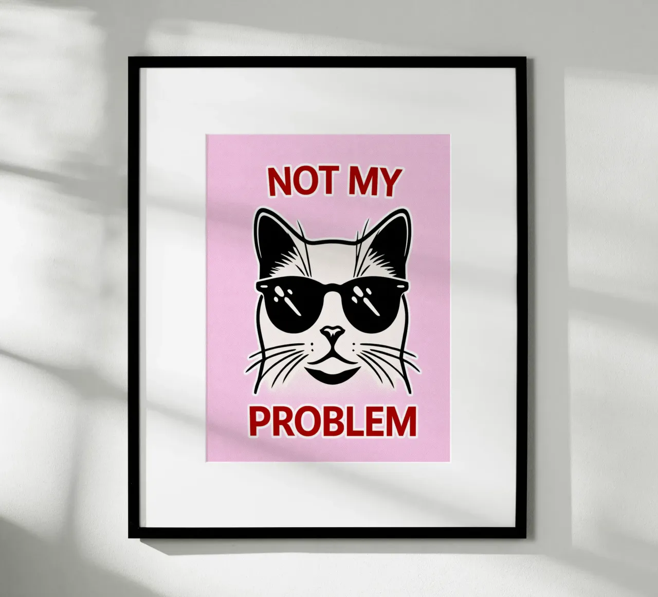 not my problem poster by Goldend