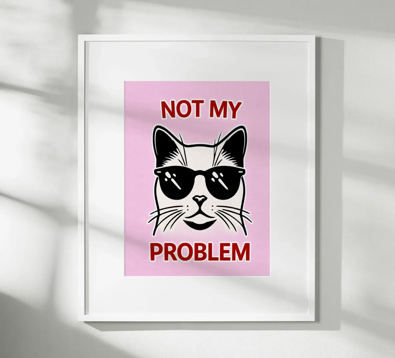 not my problem poster by Goldend