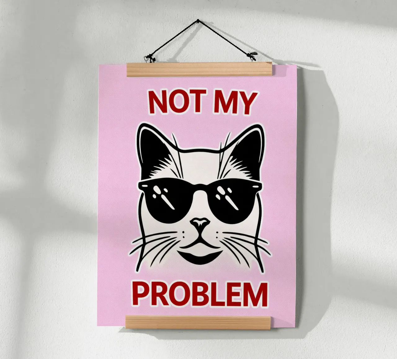 not my problem poster by Goldend