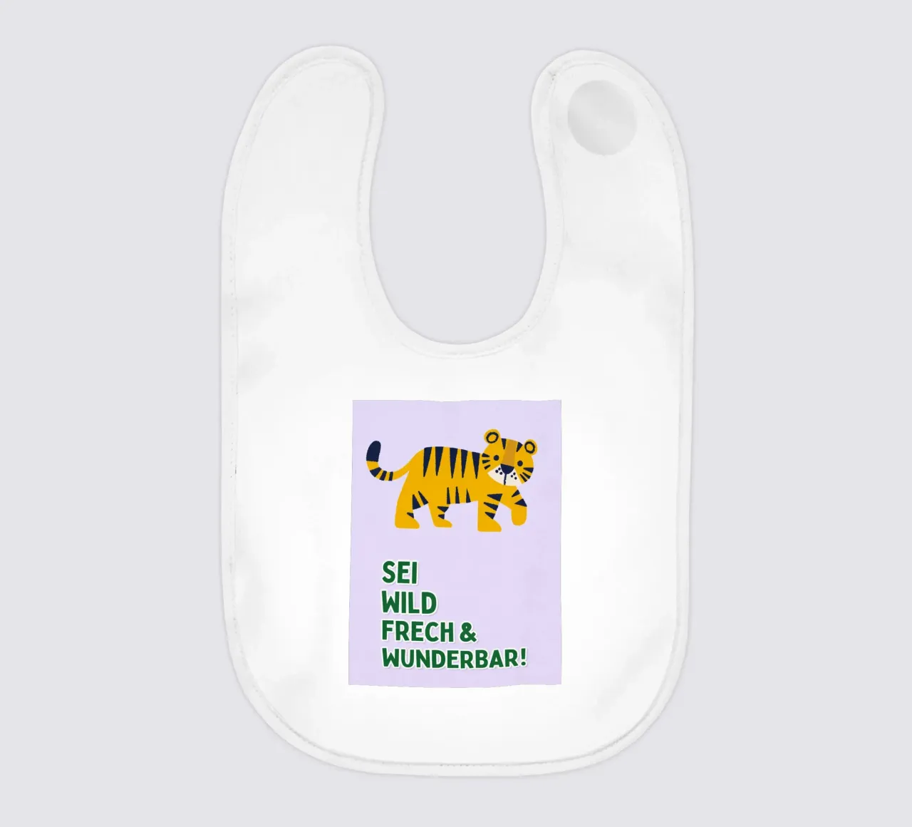 sei wild Babylätzchen von Goldend