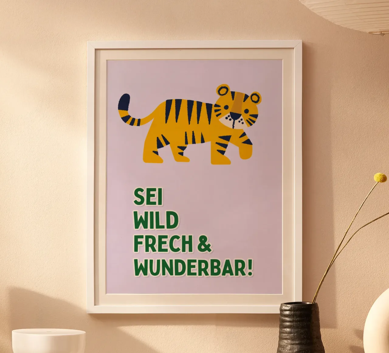 sei wild Poster von Goldend