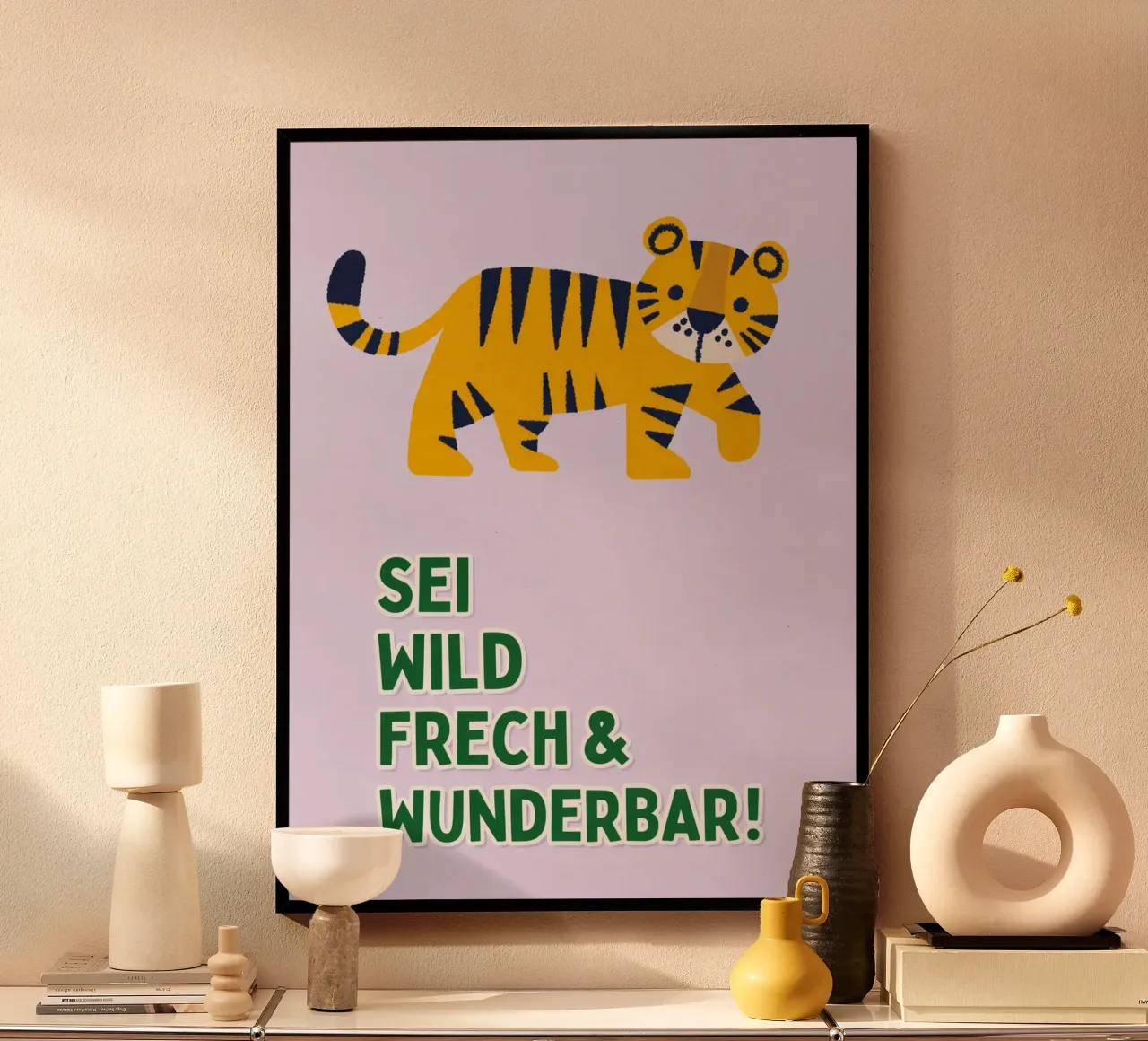 sei wild Poster von Goldend
