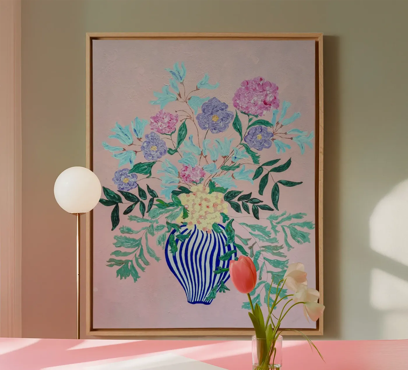 Soft Bloom canvas van Dopamine Goods