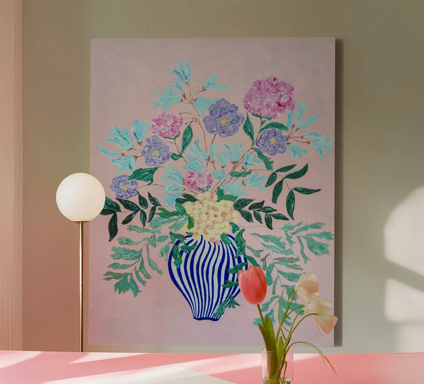 Soft Bloom canvas van Dopamine Goods