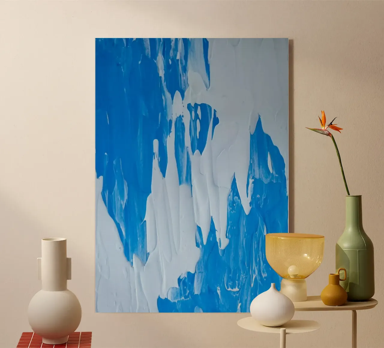 Between blues plexiglass da Jeanette Haga