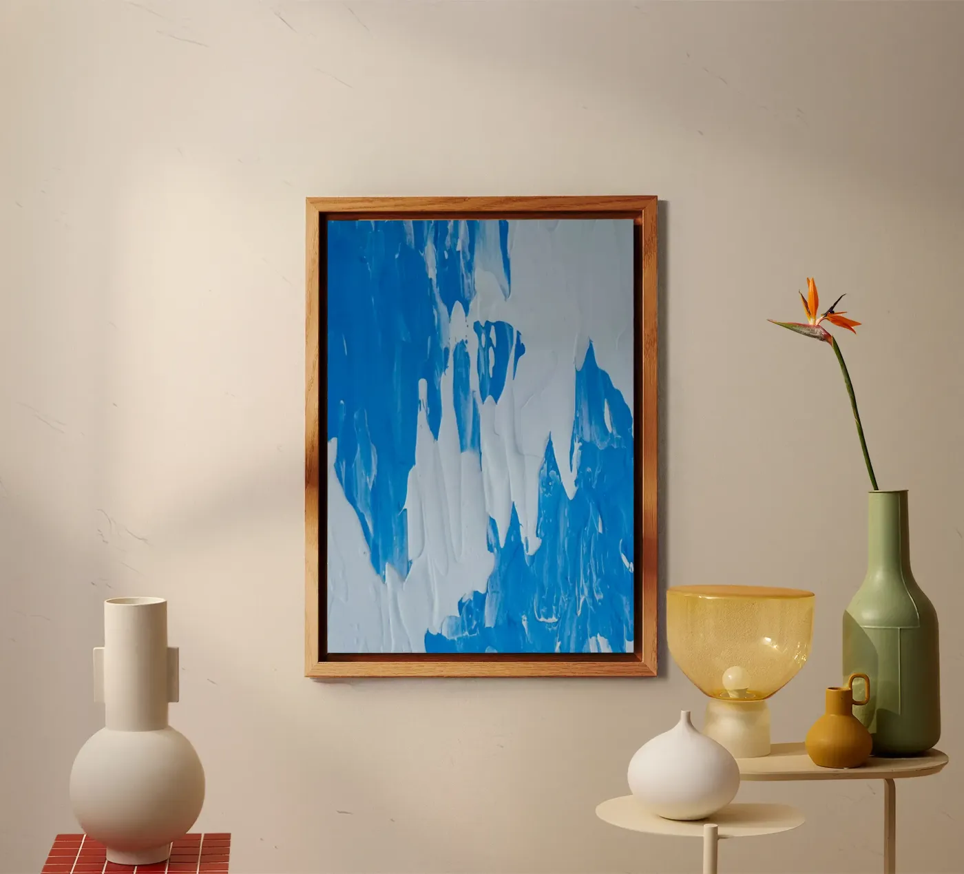 Between blues pannello forex da Dopamine Goods