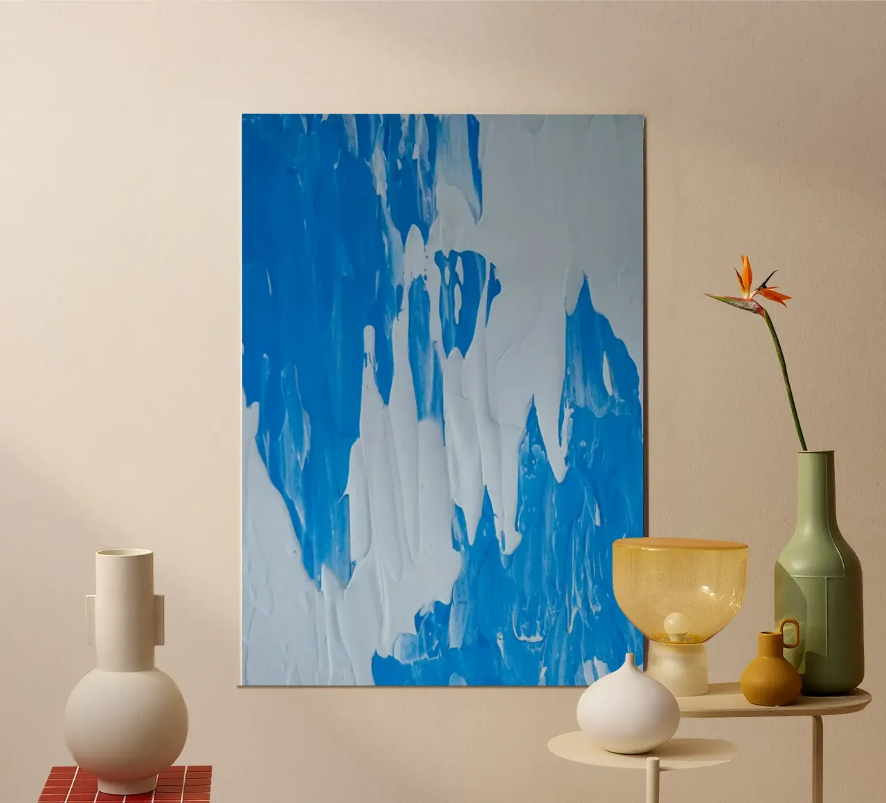 Between blues poster da Dopamine Goods