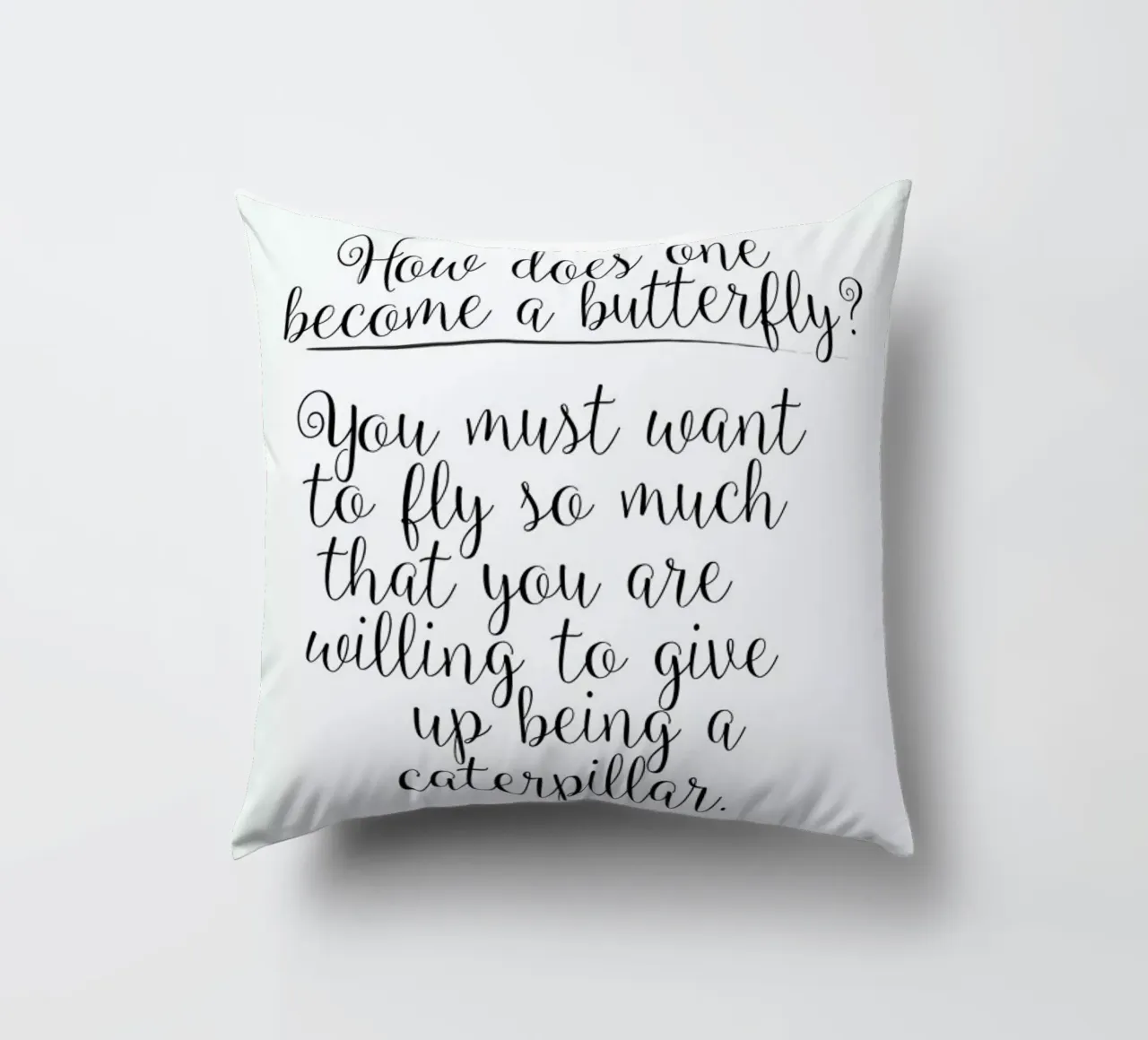 How Does One Become A Butterfly cuscino da Honeymoon Hotel