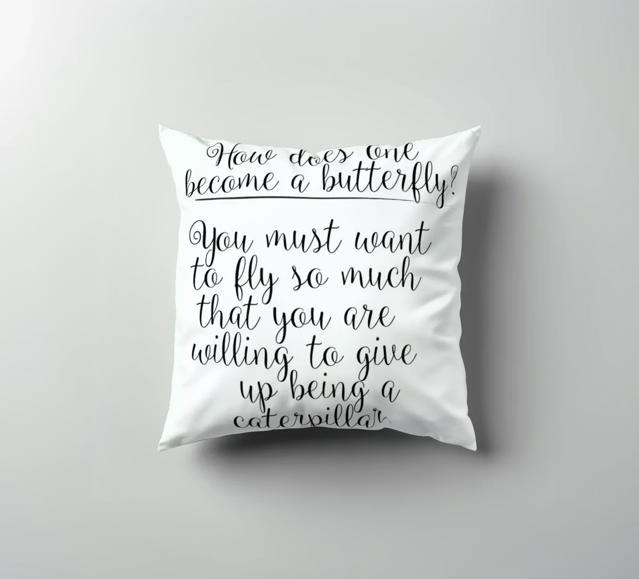 How Does One Become A Butterfly cuscino da Honeymoon Hotel