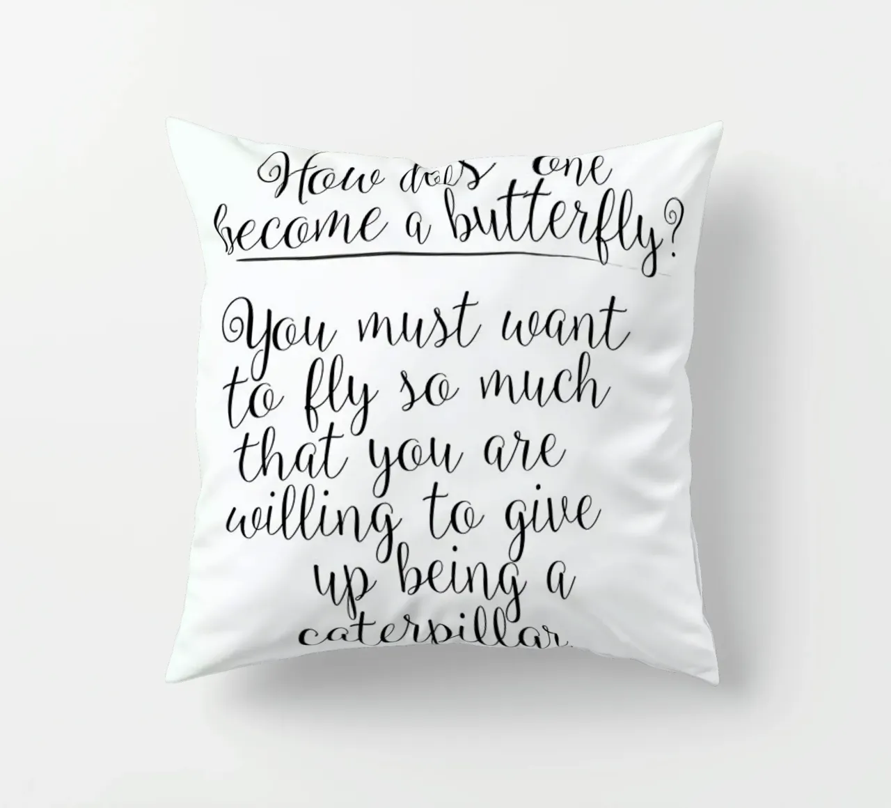 How Does One Become A Butterfly cuscino da Honeymoon Hotel