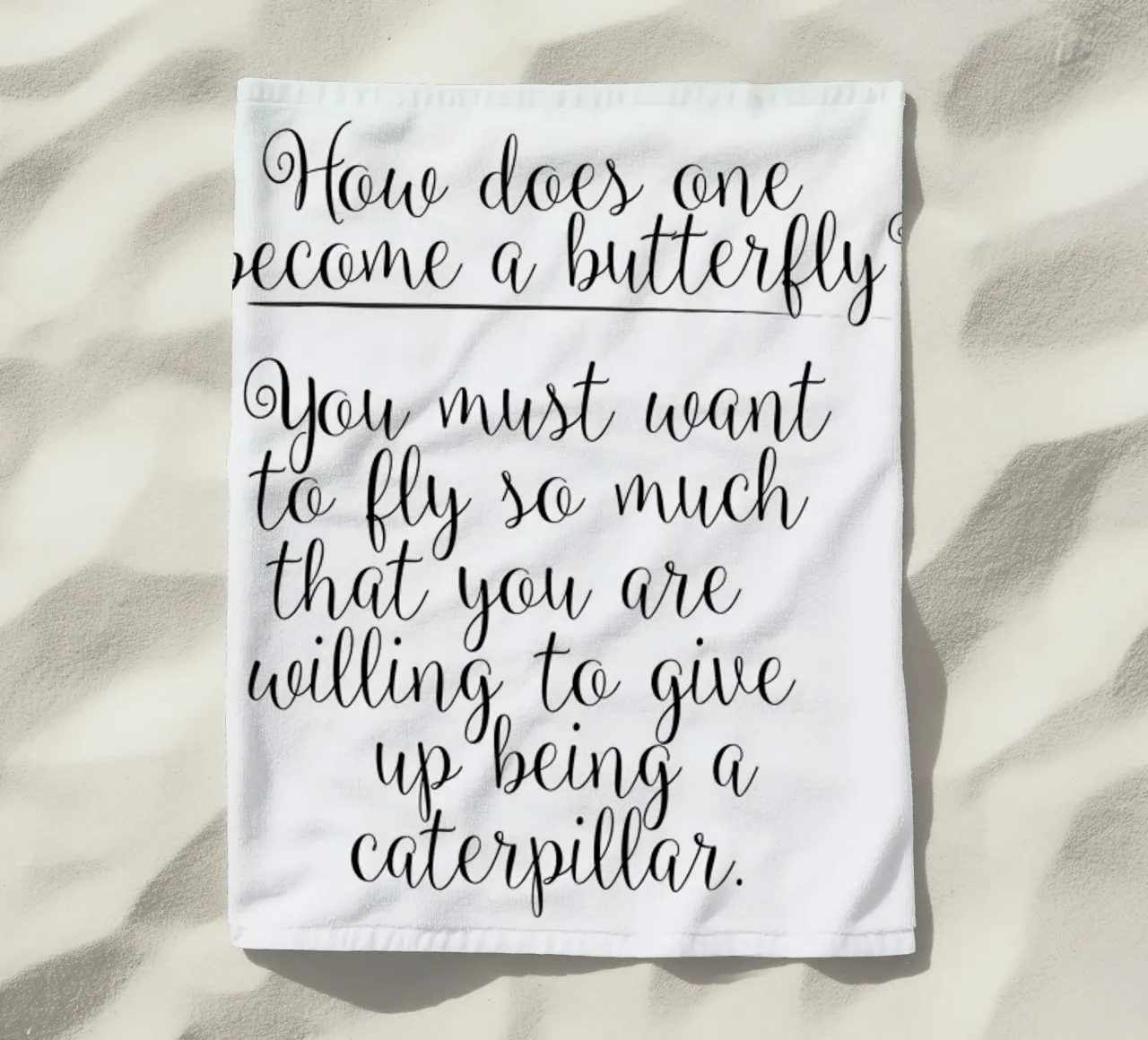 How Does One Become A Butterfly telo mare da Honeymoon Hotel