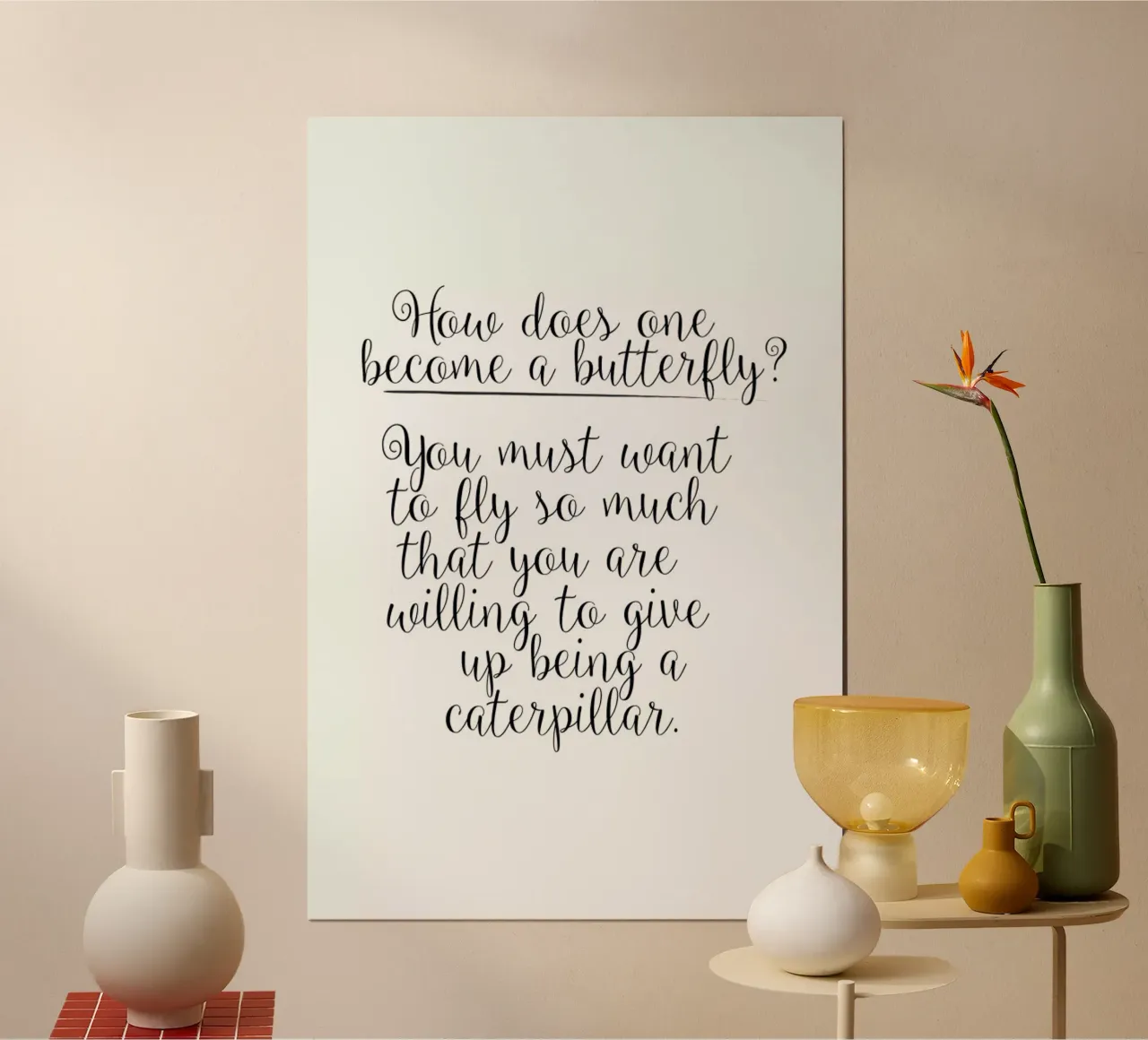 How Does One Become A Butterfly carta hahnemühle da Honeymoon Hotel