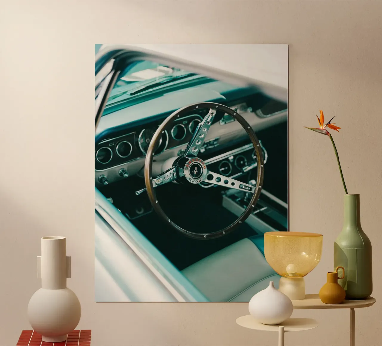 Klassieke auto VII poster van Pictufy Photography