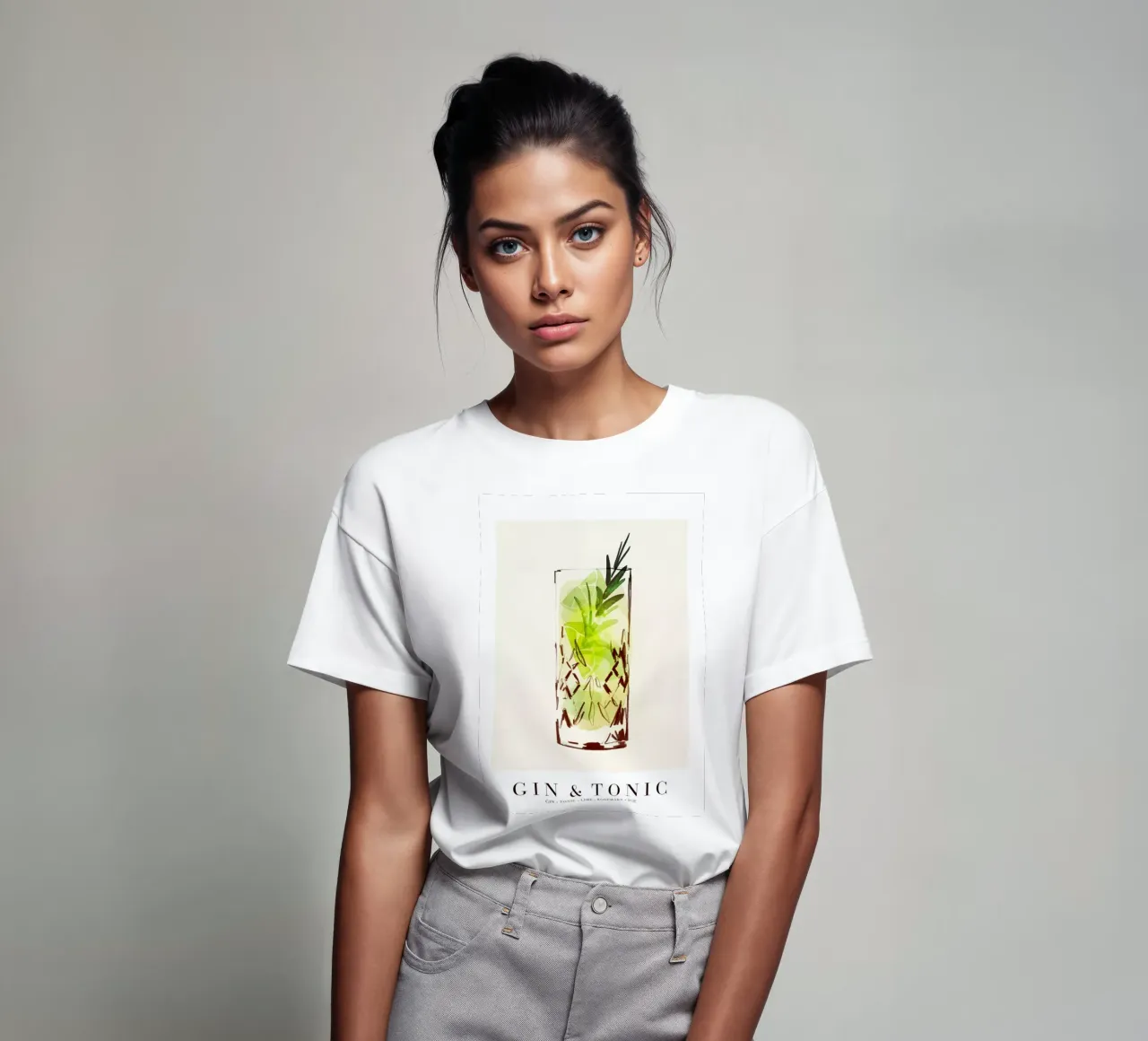 Gin & Tonic t-shirt da Ekaterina Koroleva