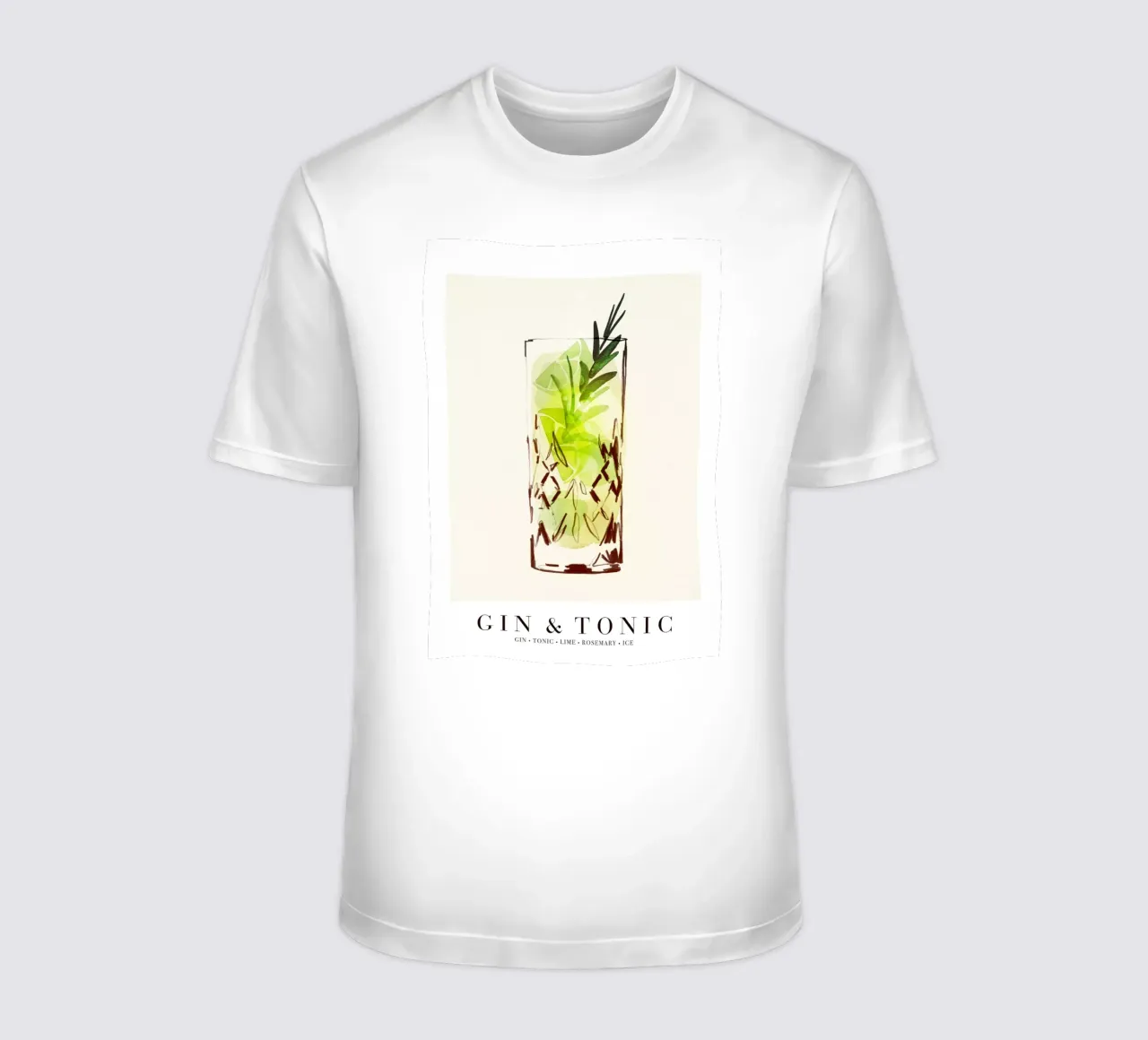 Gin & Tonic t-shirt da Ekaterina Koroleva