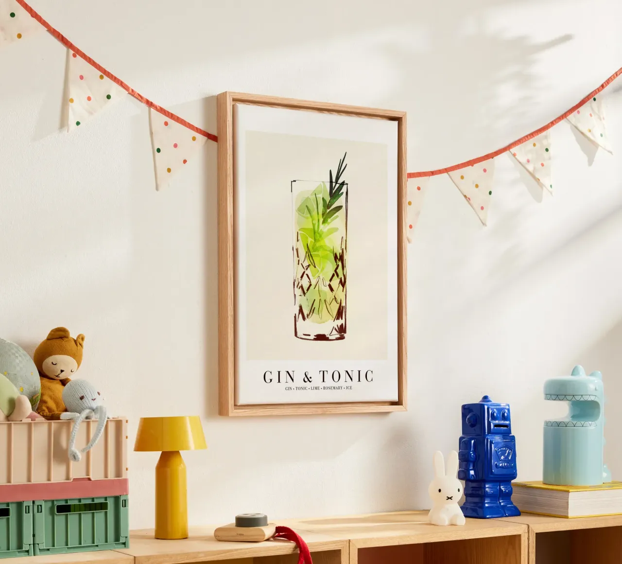 Gin & Tonic canvas by Ekaterina Koroleva