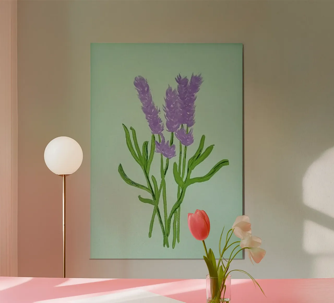 Soft lavender poster da Dopamine Goods