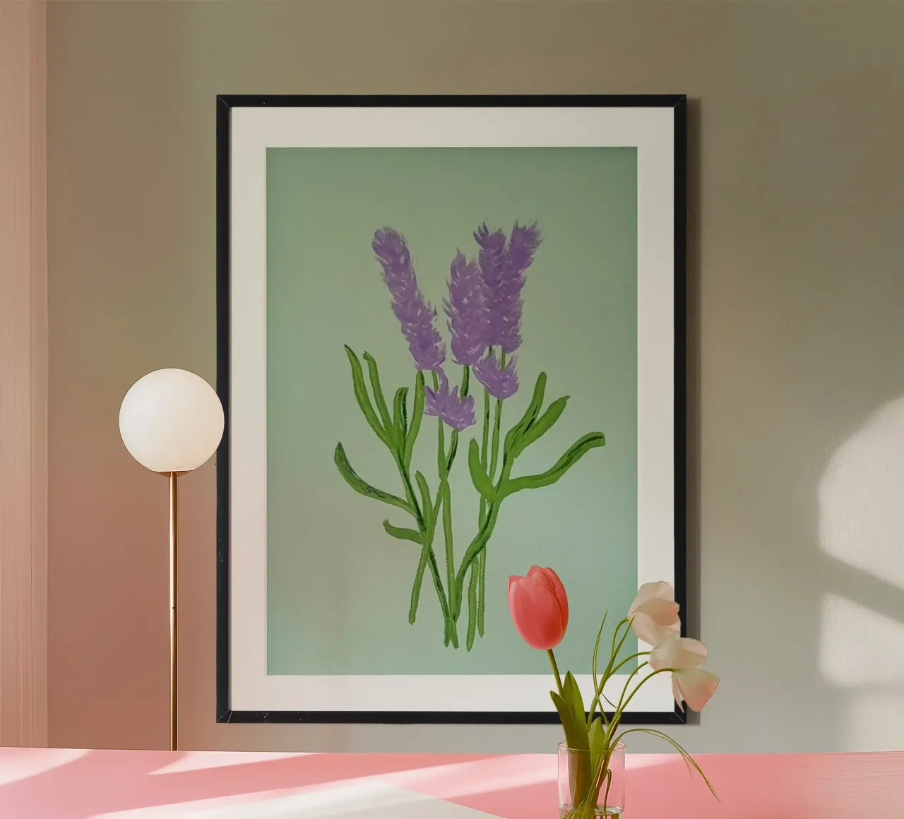 Soft lavender poster da Dopamine Goods