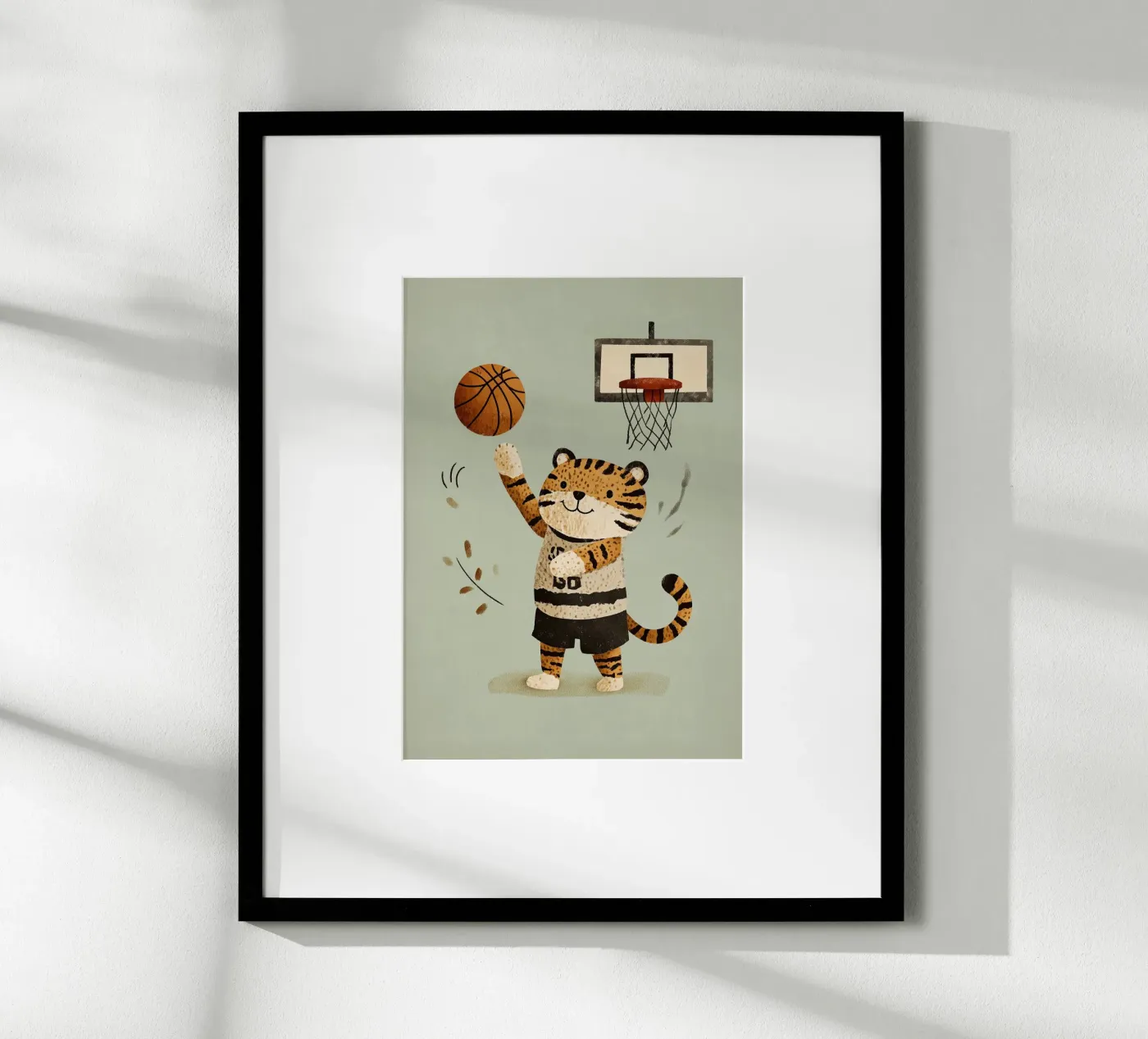 Basket Tiger poster da Dreamy Nursery