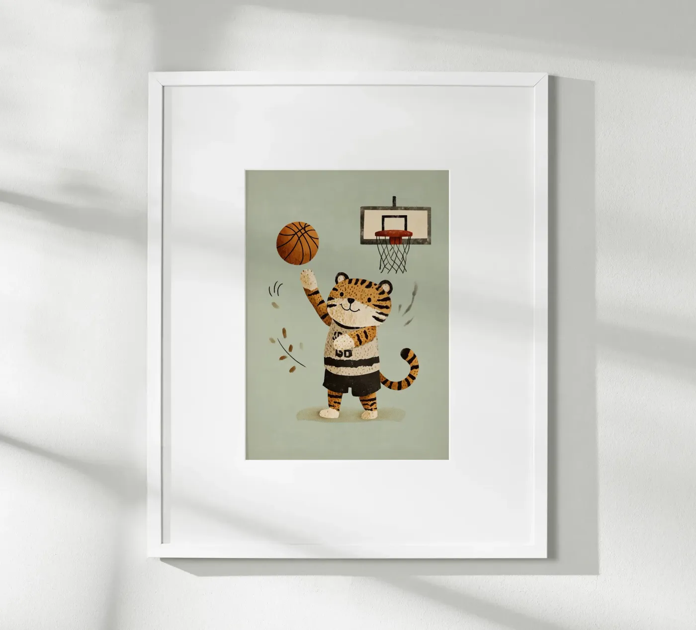 Basket Tiger poster da Dreamy Nursery