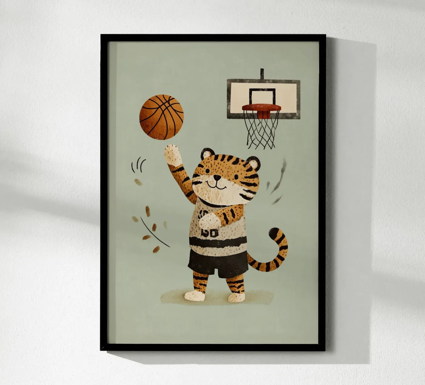 Basket Tiger poster da Dreamy Nursery