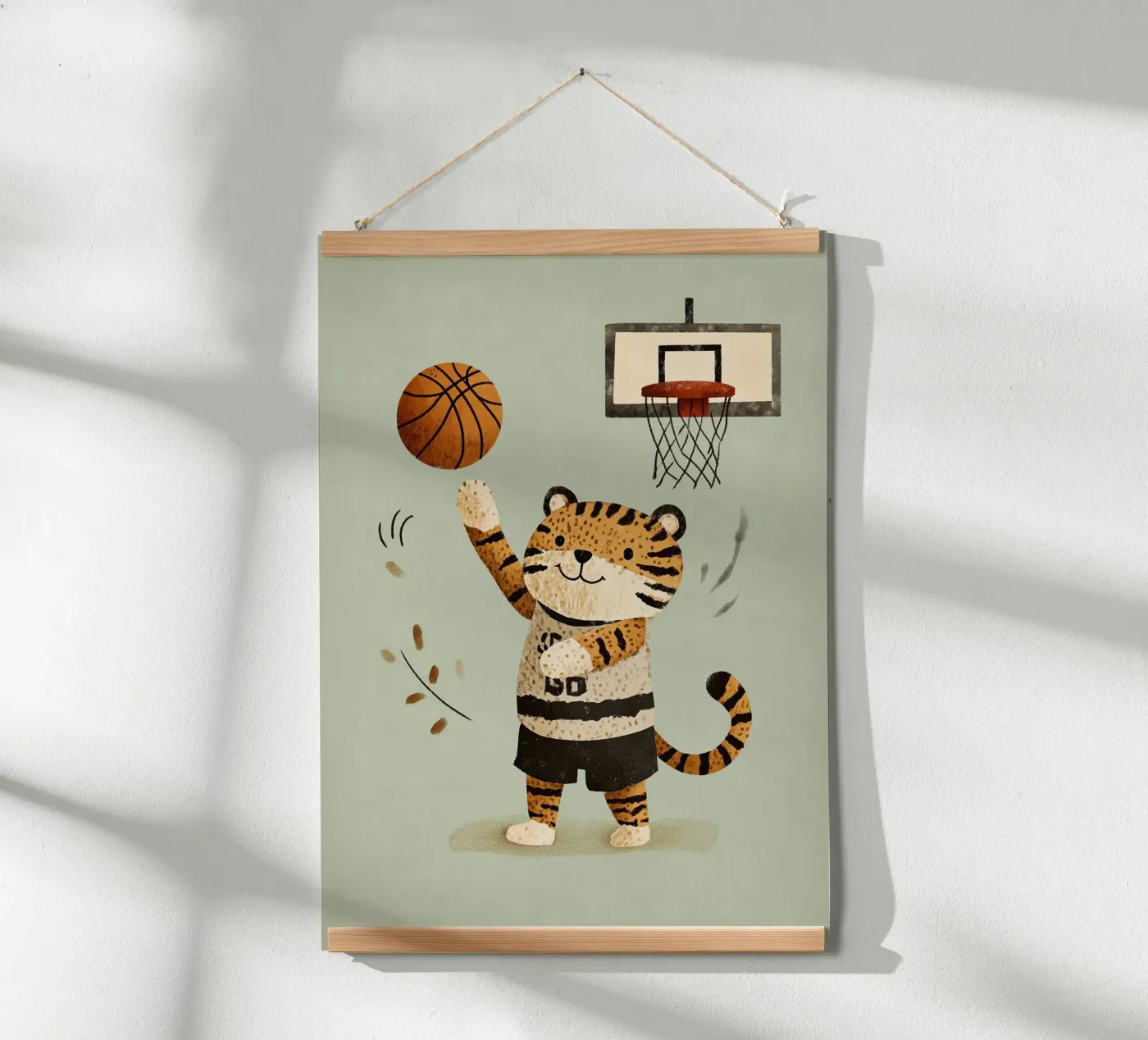 Basket Tiger poster da Dreamy Nursery