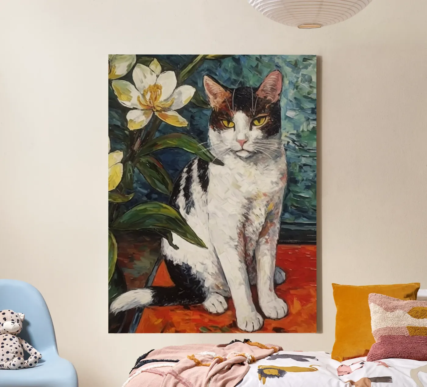 Cat canvas van Artsy Bessy