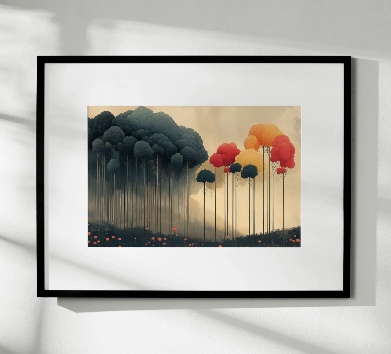 Traumhafte Wald-Illustration Poster von Little Things