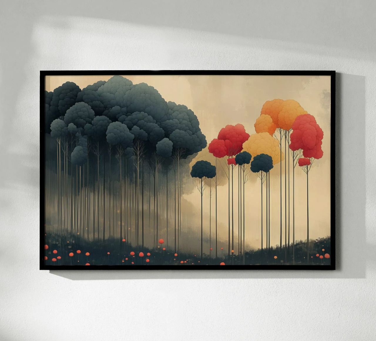 Traumhafte Wald-Illustration Poster von Little Things