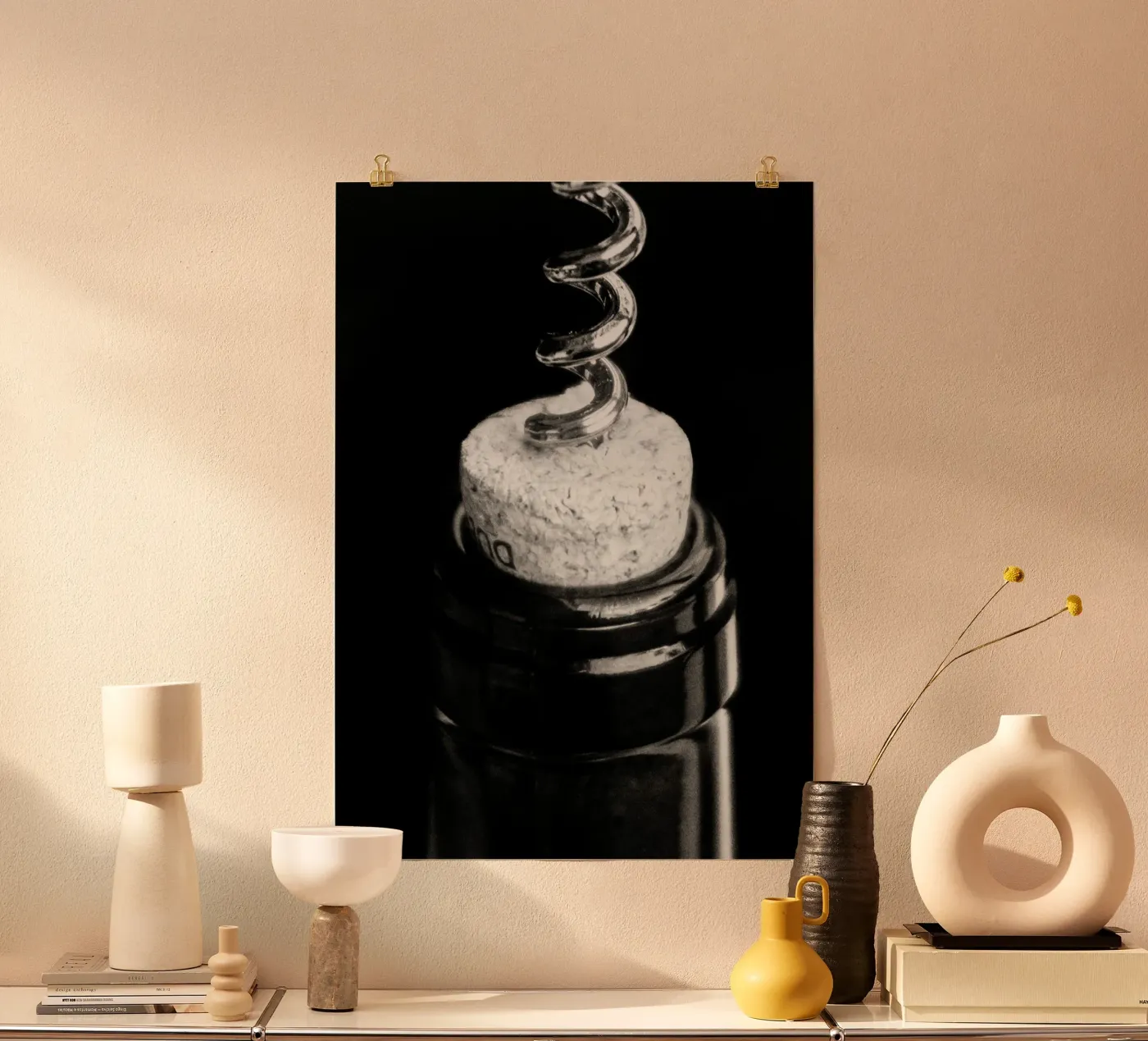 Wine Time Poster von Pictufy Photography