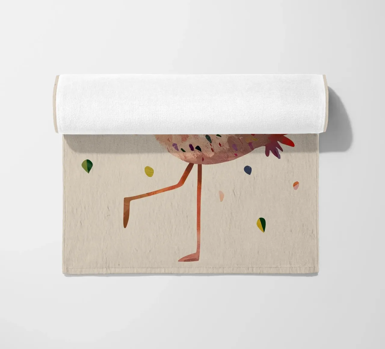 Flamingo che beve telo mare da Dreamy Nursery