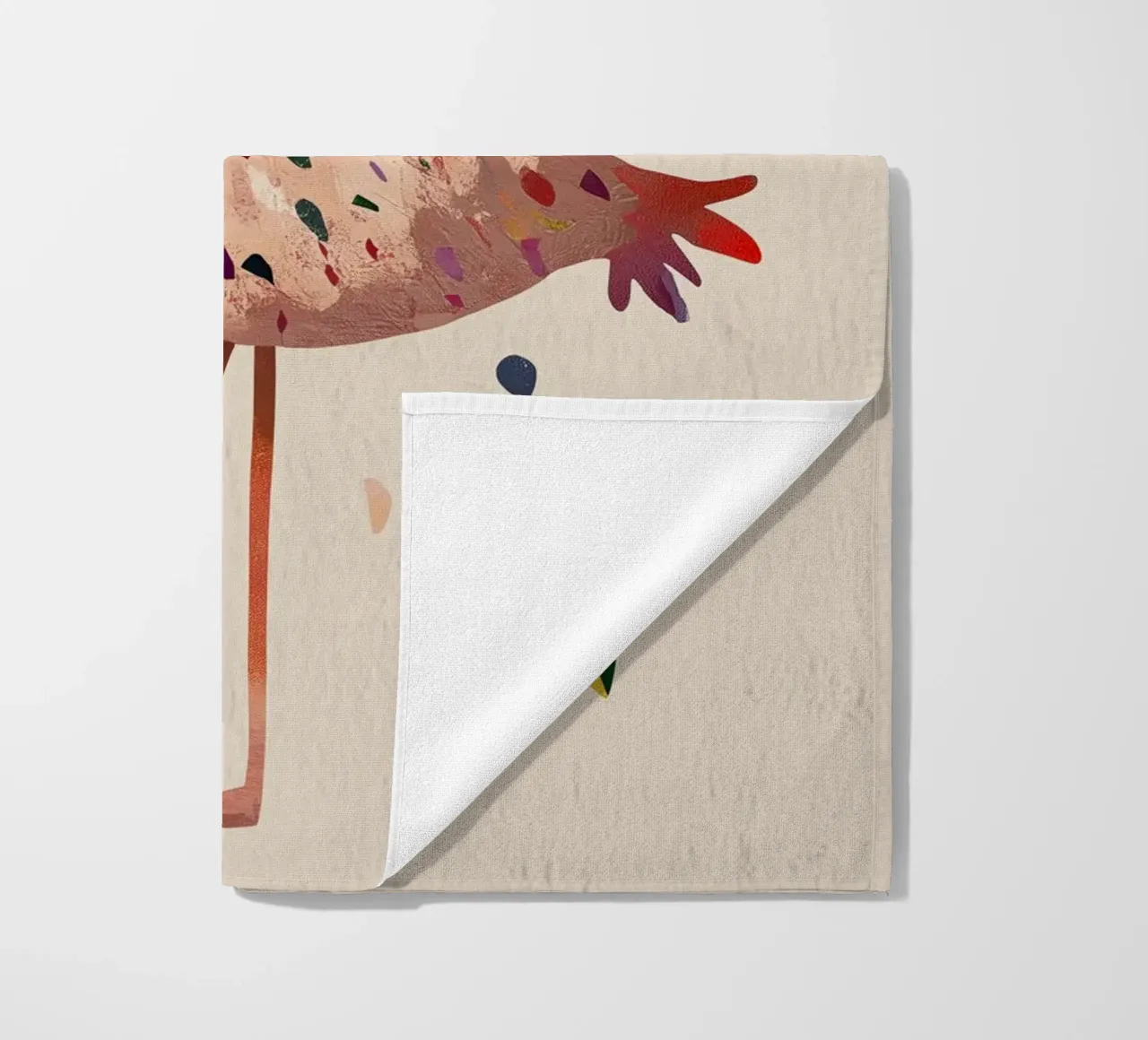 Flamingo che beve telo mare da Dreamy Nursery