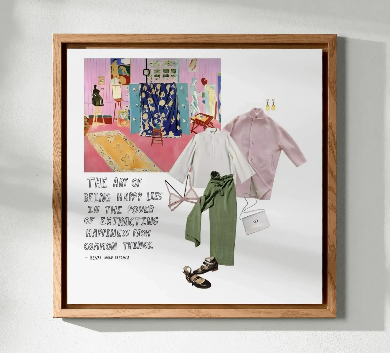 The art of being happy alu-dibond by TASTE OF BLISS
