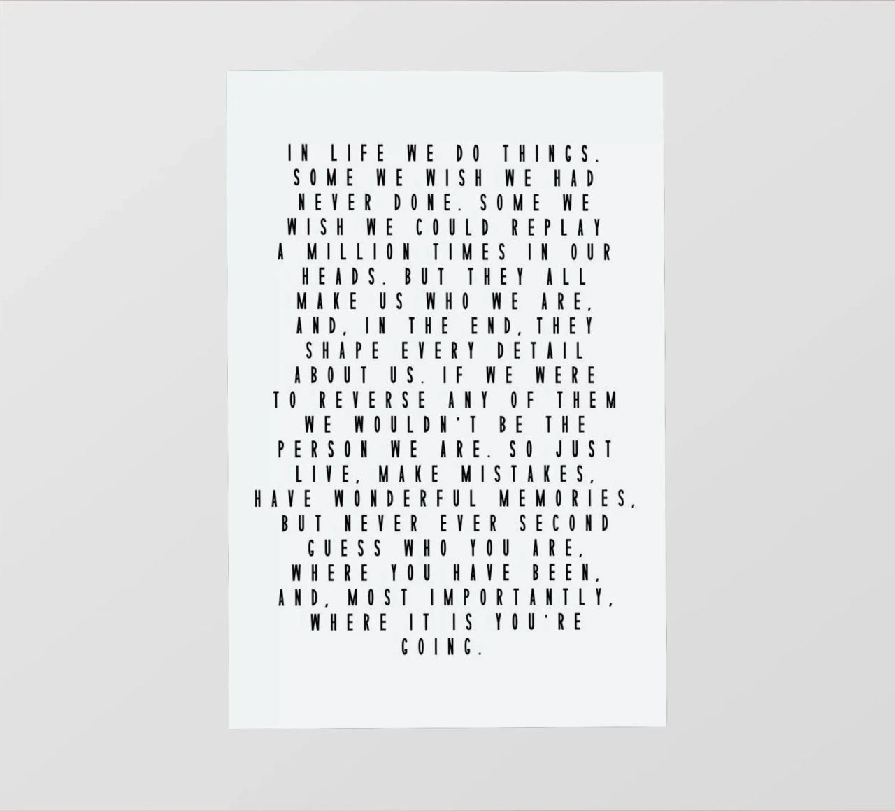 Life Is Beautiful PVC Plane von Honeymoon Hotel