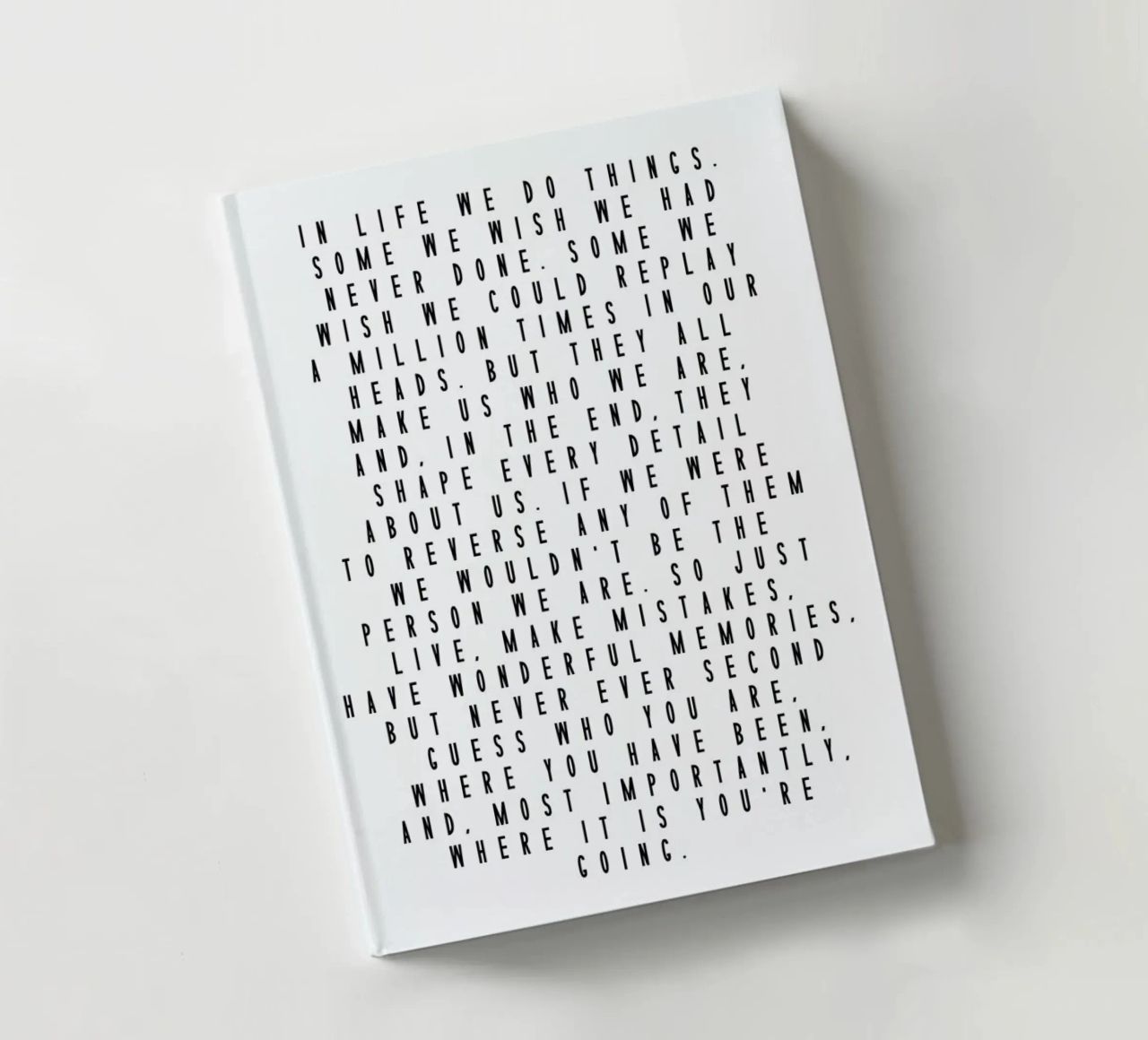 Life Is Beautiful Notizbuch von Honeymoon Hotel