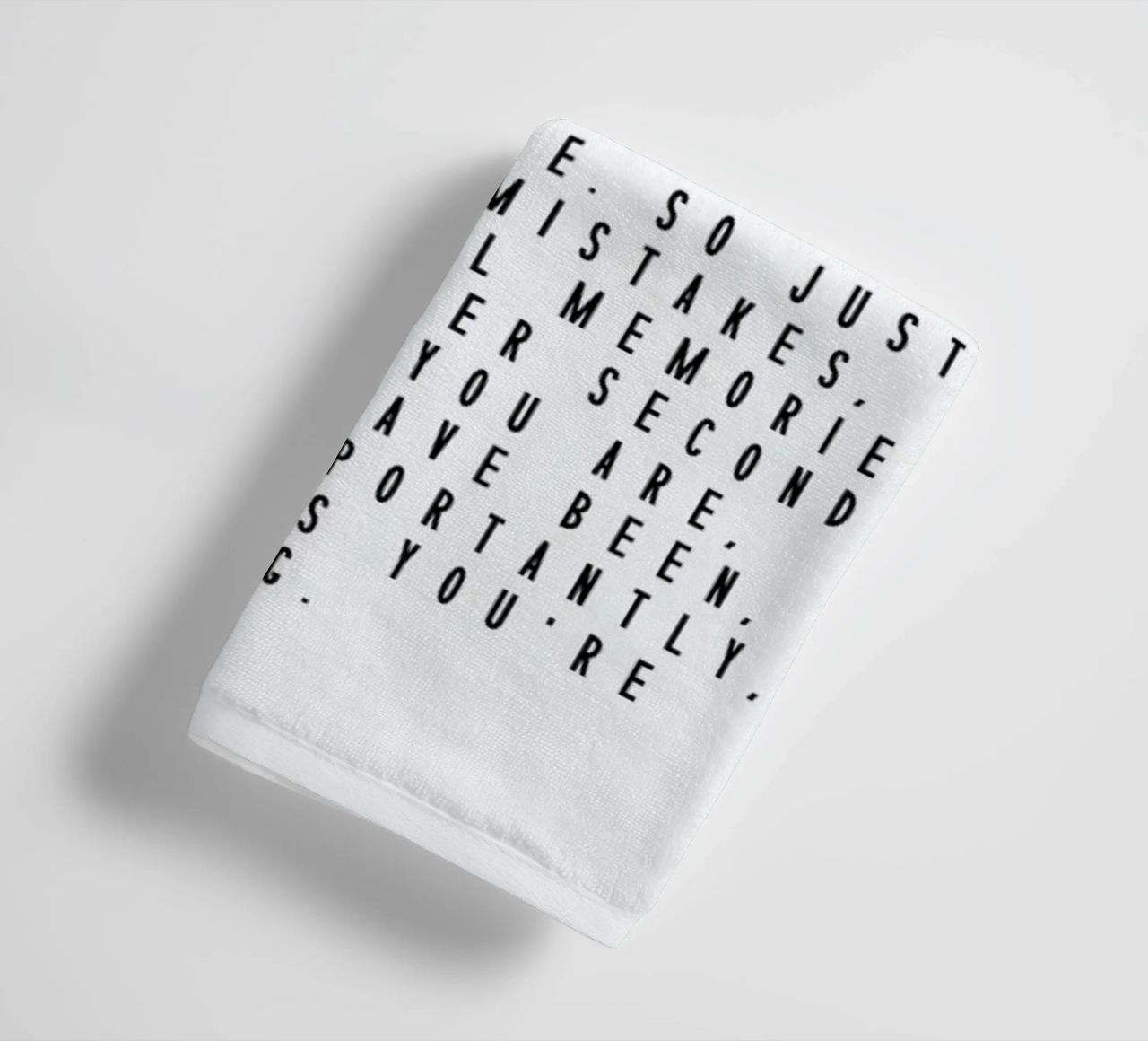 Life Is Beautiful Handtuch von Honeymoon Hotel
