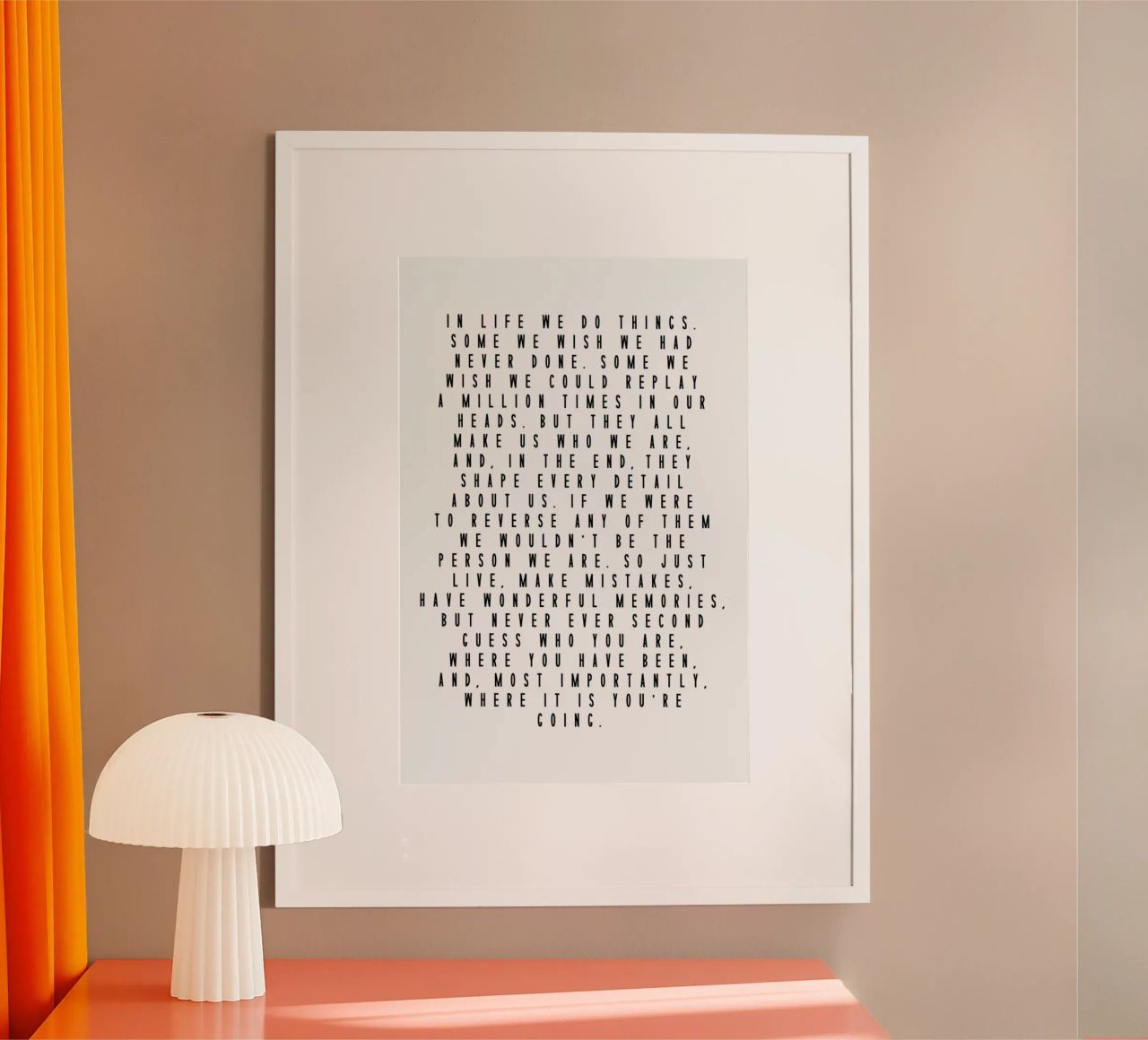 Life Is Beautiful Poster von Honeymoon Hotel