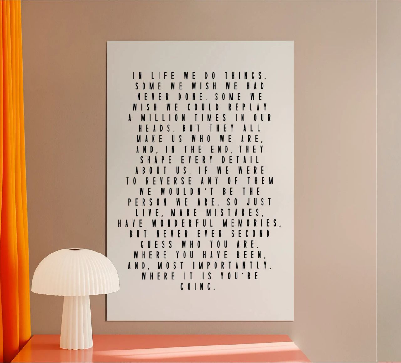 Life Is Beautiful Poster von Honeymoon Hotel