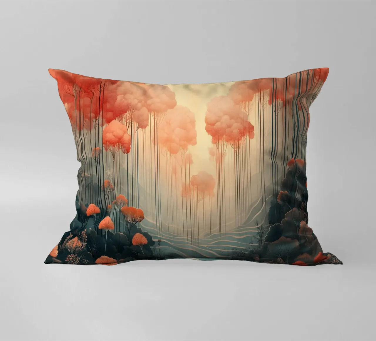 Paesaggio forestale rosa cuscino da Little Things