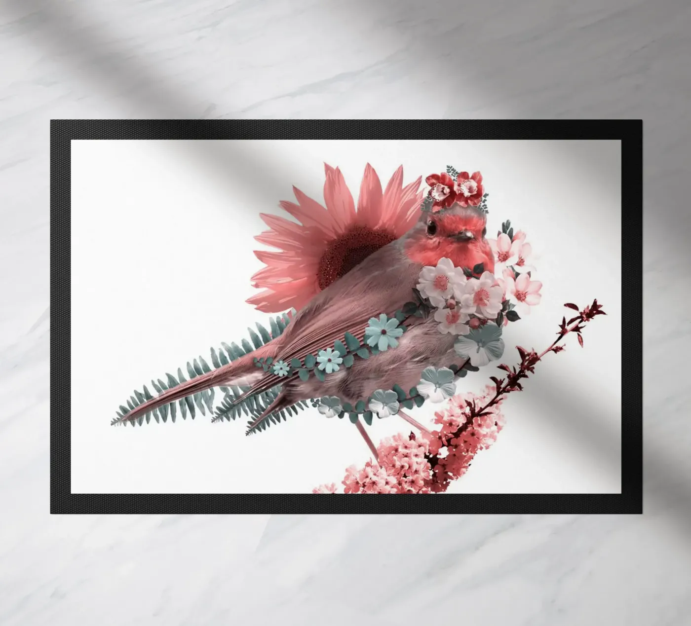 Blooming Bird doormat by arizrab