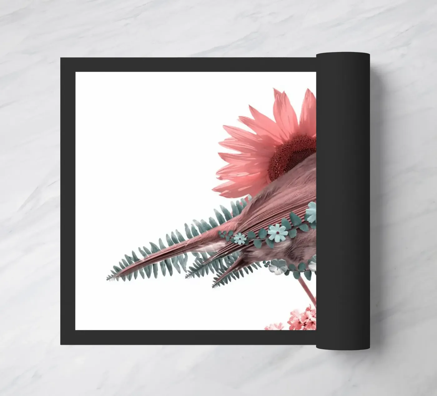 Blooming Bird doormat by arizrab