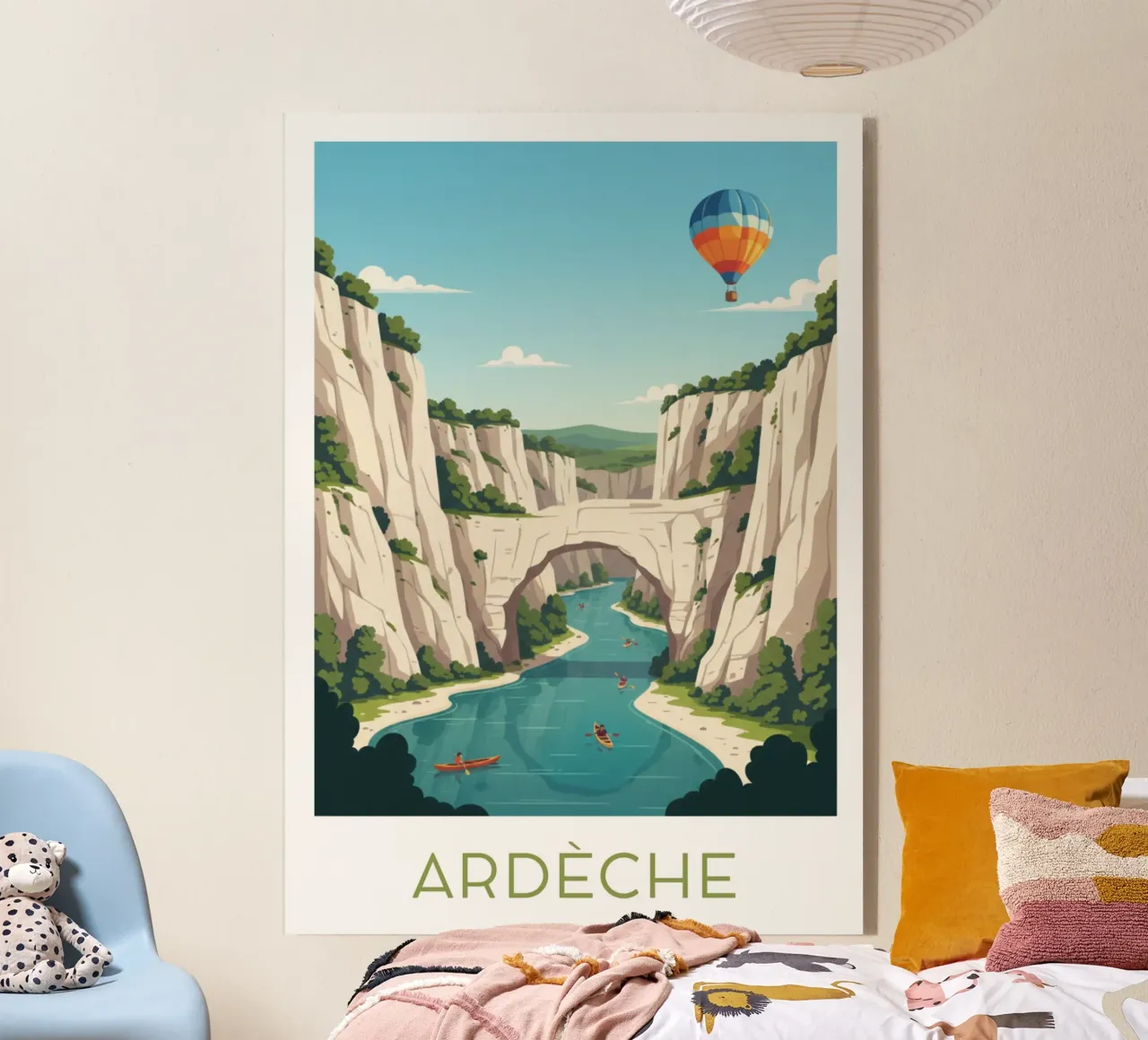 Affiche "Ardèche" acrylic glass by Idées & Création