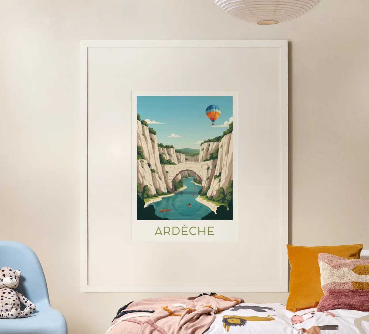 Affiche "Ardèche" poster da Idées & Création