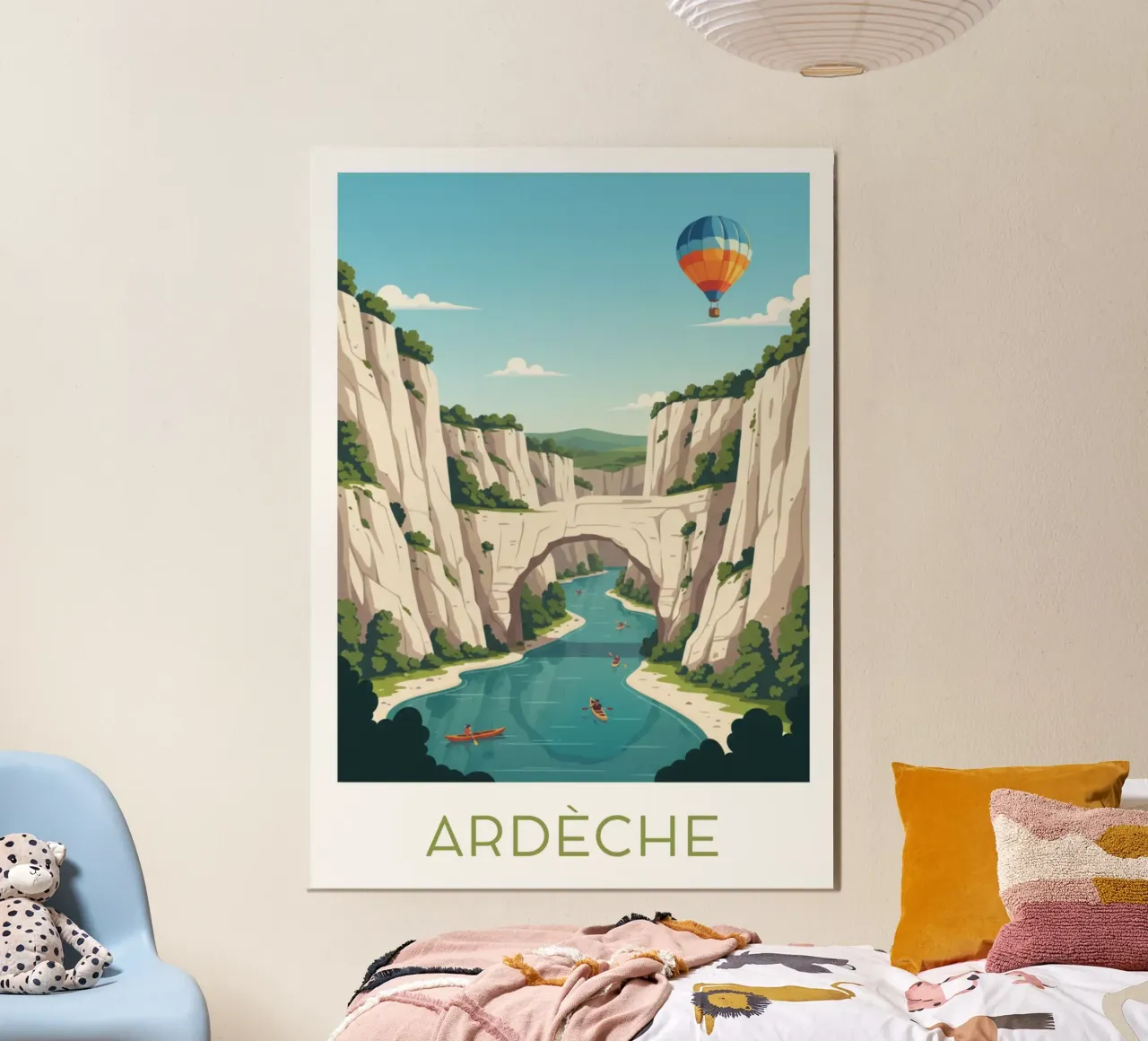 Affiche "Ardèche" poster da Idées & Création