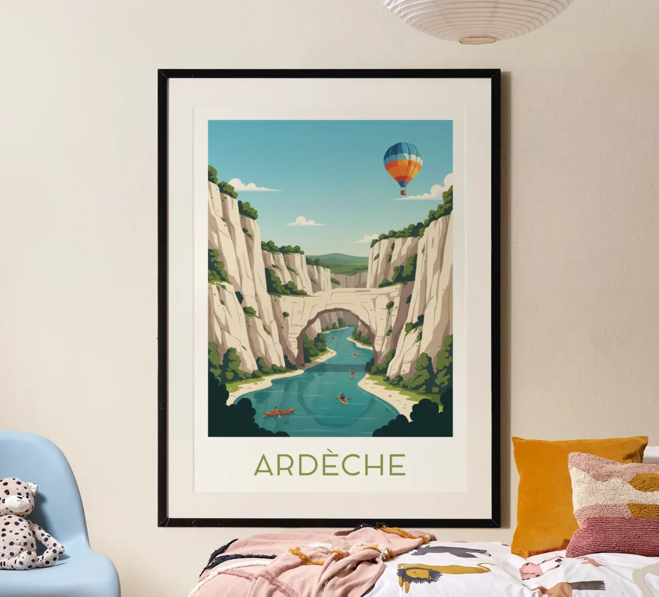 Affiche "Ardèche" poster da Idées & Création