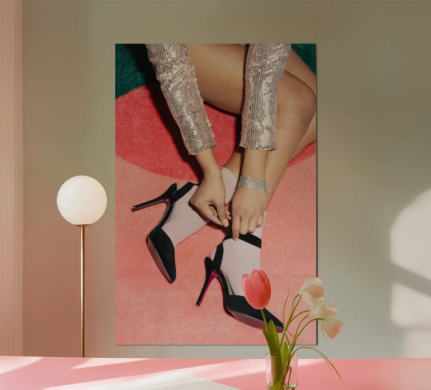 Getting Ready Pink poster by Pictufy Photography