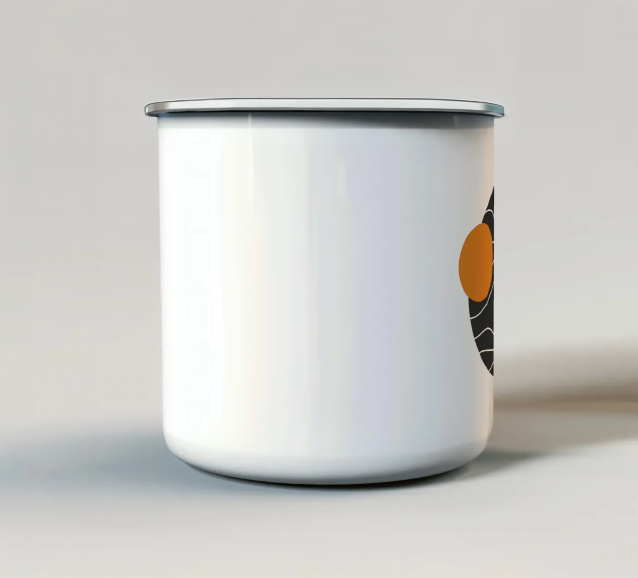 Retro planet tazza in smalto da BAINAI