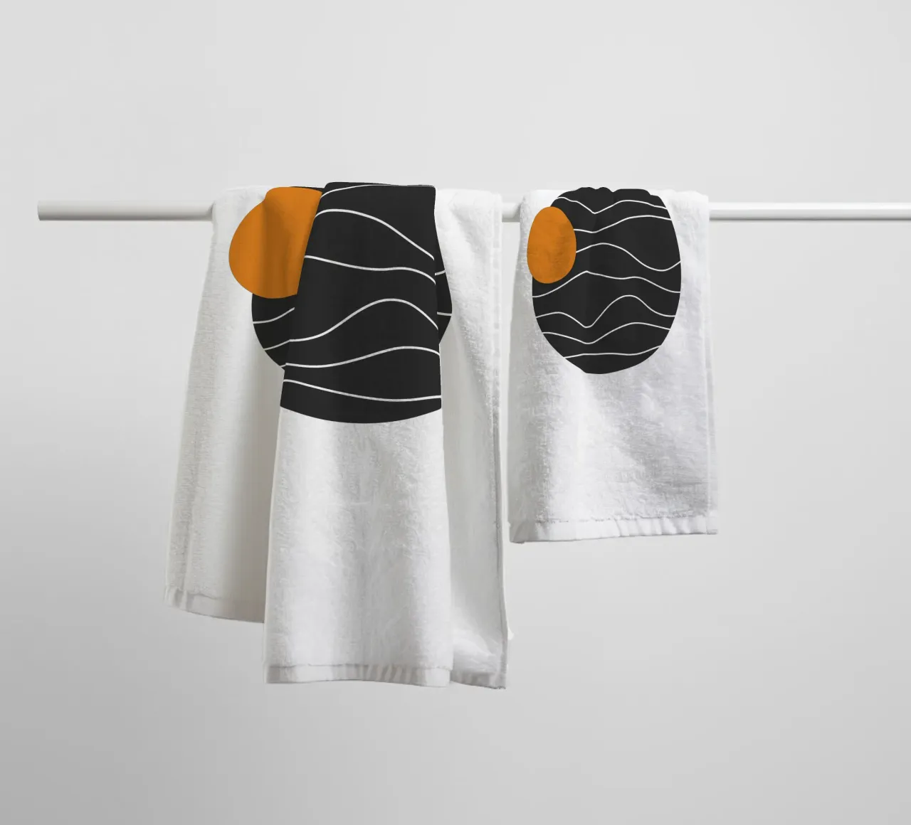Retro planet asciugamano da bagno da BAINAI