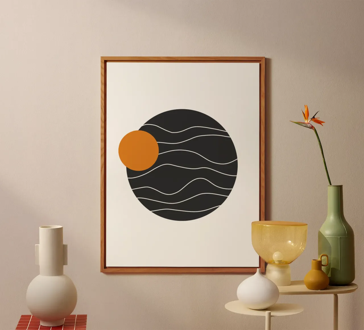 Retro planet alluminio dibond da BAINAI