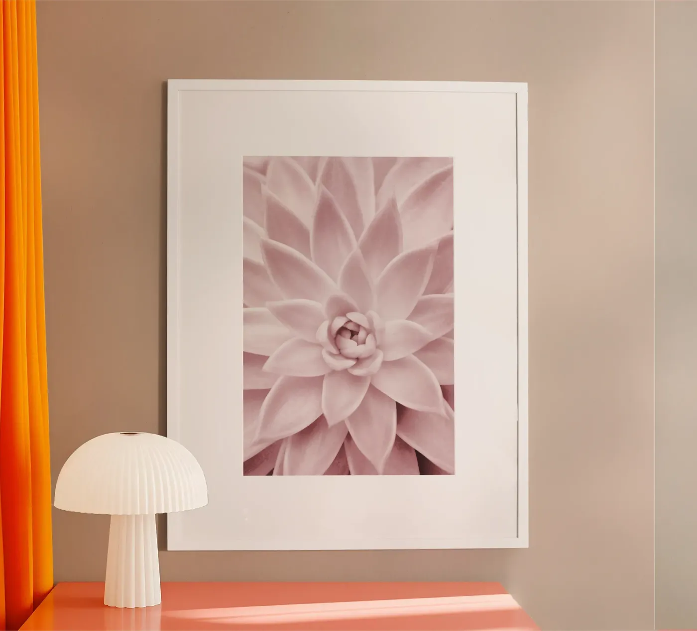 Pink Succulent poster by Pictufy Photography